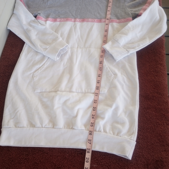 DKNY girls long sweater hoodie size L(12) - Picture 4 of 12